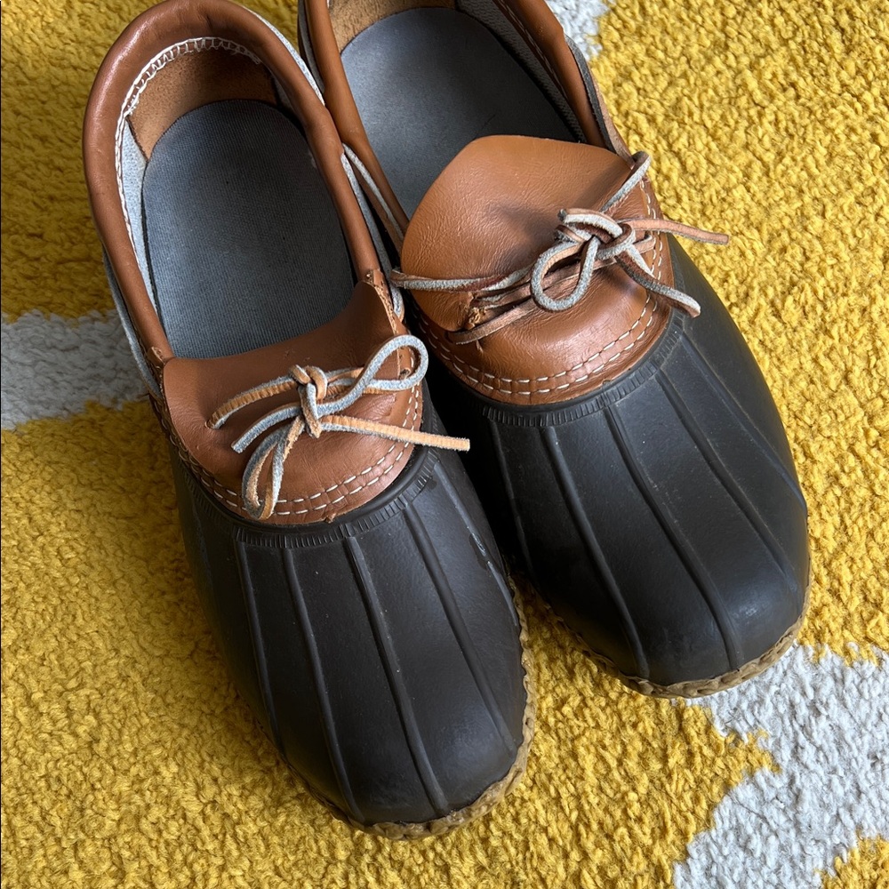 L.L. Bean Boots, rubber Mocs